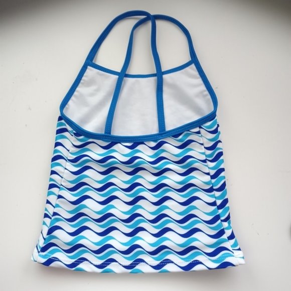 Urban Outdoor Girls Swirl Two-Piece Swimsuit Girls Tankini Two-Piece Swimsuit  S - Picture 4 of 7